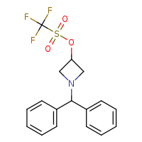 1-(diphenylmethyl)azetidin-3-yl trifluoromethanesulfonate