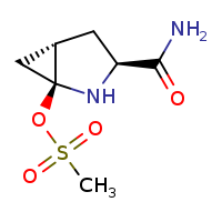(1S,3S,5S)-3-carbamoyl-2-azabicyclo[3.1.0]hexan-1-yl methanesulfonate
