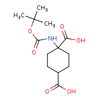 1-[(tert-butoxycarbonyl)amino]cyclohexane-1,4-dicarboxylic acid