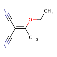 2-(1-ethoxyethylidene)propanedinitrile