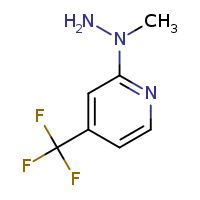 2-(1-methylhydrazin-1-yl)-4-(trifluoromethyl)pyridine