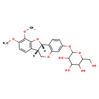 2-{[(1S,10S)-14,15-dimethoxy-8,17-dioxatetracyclo[8.7.0.0²,?.0¹¹,¹?]heptadeca-2(7),3,5,11(16),12,14-hexaen-5-yl]oxy}-6-(hydroxymethyl)oxane-3,4,5-triol