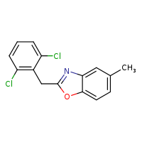 2-[(2,6-dichlorophenyl)methyl]-5-methyl-1,3-benzoxazole