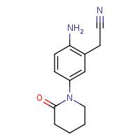 2-[2-amino-5-(2-oxopiperidin-1-yl)phenyl]acetonitrile