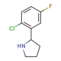 2-(2-chloro-5-fluorophenyl)pyrrolidine