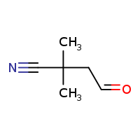 2,2-dimethyl-4-oxobutanenitrile