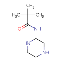 2,2-dimethyl-N-(piperazin-2-yl)propanamide