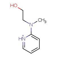 2-[(2-hydroxyethyl)(methyl)amino]pyridin-1-ium