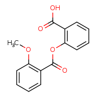 2-(2-methoxybenzoyloxy)benzoic acid