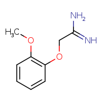 2-(2-methoxyphenoxy)ethanimidamide
