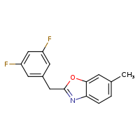 2-[(3,5-difluorophenyl)methyl]-6-methyl-1,3-benzoxazole
