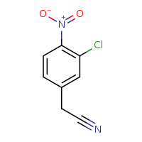 2-(3-chloro-4-nitrophenyl)acetonitrile