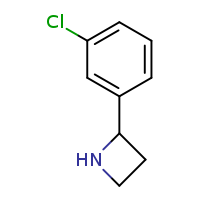 2-(3-chlorophenyl)azetidine