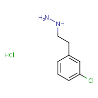 [2-(3-chlorophenyl)ethyl]hydrazine hydrochloride
