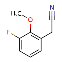 2-(3-fluoro-2-methoxyphenyl)acetonitrile