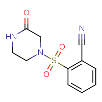 2-(3-oxopiperazin-1-ylsulfonyl)benzonitrile