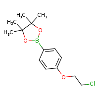 2-[4-(2-chloroethoxy)phenyl]-4,4,5,5-tetramethyl-1,3,2-dioxaborolane