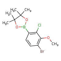 2-(4-bromo-2-chloro-3-methoxyphenyl)-4,4,5,5-tetramethyl-1,3,2-dioxaborolane