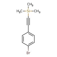 [2-(4-bromophenyl)ethynyl]trimethylsilane
