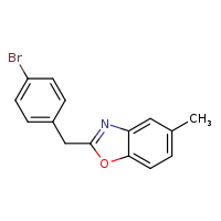 2-[(4-bromophenyl)methyl]-5-methyl-1,3-benzoxazole