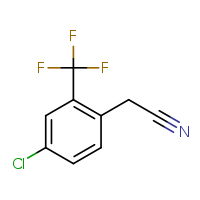 2-[4-chloro-2-(trifluoromethyl)phenyl]acetonitrile