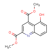 2,4-dimethyl 5-hydroxyquinoline-2,4-dicarboxylate
