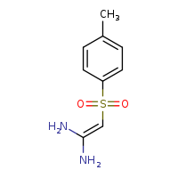 2-(4-methylbenzenesulfonyl)ethene-1,1-diamine