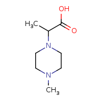 2-(4-methylpiperazin-1-yl)propanoic acid