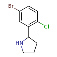 2-(5-bromo-2-chlorophenyl)pyrrolidine