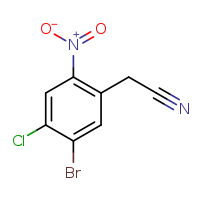 2-(5-bromo-4-chloro-2-nitrophenyl)acetonitrile