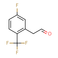 2-[5-fluoro-2-(trifluoromethyl)phenyl]acetaldehyde