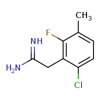 2-(6-chloro-2-fluoro-3-methylphenyl)ethanimidamide