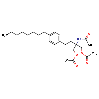2-[(acetyloxy)methyl]-2-acetamido-4-(4-octylphenyl)butyl acetate
