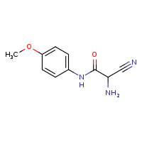 2-amino-2-cyano-N-(4-methoxyphenyl)acetamide