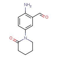 2-amino-5-(2-oxopiperidin-1-yl)benzaldehyde