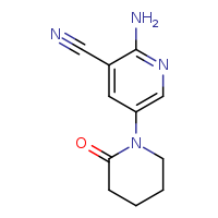 2-amino-5-(2-oxopiperidin-1-yl)pyridine-3-carbonitrile