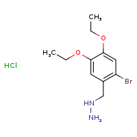 [(2-bromo-4,5-diethoxyphenyl)methyl]hydrazine hydrochloride