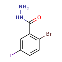 2-bromo-5-iodobenzohydrazide