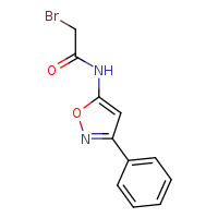 2-bromo-N-(3-phenyl-1,2-oxazol-5-yl)acetamide