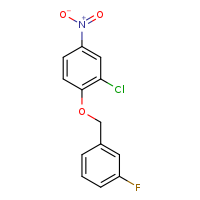 2-chloro-1-[(3-fluorophenyl)methoxy]-4-nitrobenzene