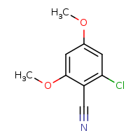 2-chloro-4,6-dimethoxybenzonitrile