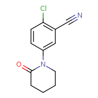 2-chloro-5-(2-oxopiperidin-1-yl)benzonitrile