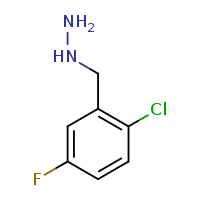 [(2-chloro-5-fluorophenyl)methyl]hydrazine