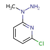 2-chloro-6-(1-methylhydrazin-1-yl)pyridine