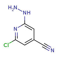 2-chloro-6-hydrazinylpyridine-4-carbonitrile