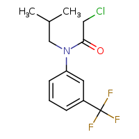 2-chloro-N-(2-methylpropyl)-N-[3-(trifluoromethyl)phenyl]acetamide