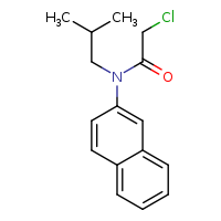 2-chloro-N-(2-methylpropyl)-N-(naphthalen-2-yl)acetamide