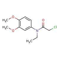 2-chloro-N-(3,4-dimethoxyphenyl)-N-ethylacetamide