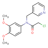 2-chloro-N-(3,4-dimethoxyphenyl)-N-(pyridin-3-ylmethyl)acetamide