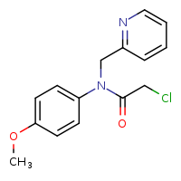 2-chloro-N-(4-methoxyphenyl)-N-(pyridin-2-ylmethyl)acetamide